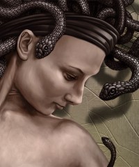 Medusa+before+snake+hair