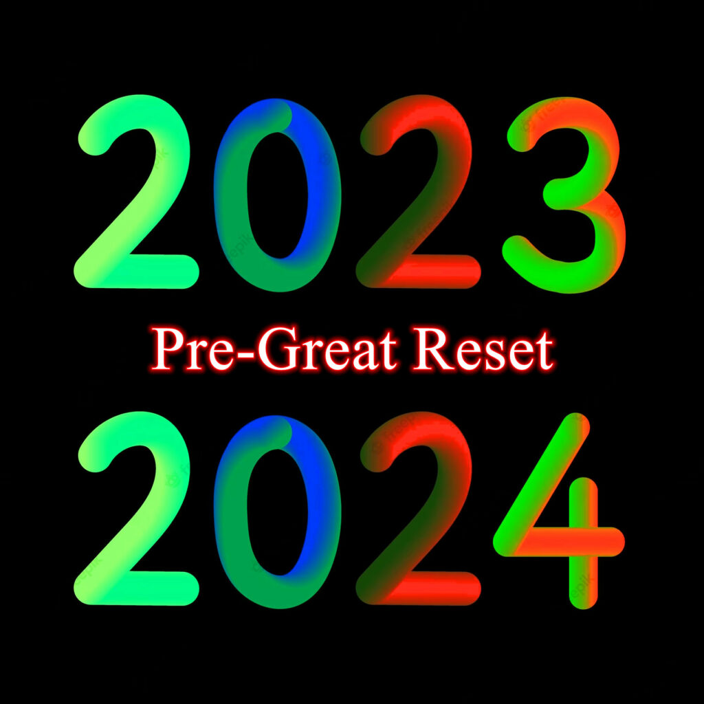 Replace Post Pandemic Mentality(2020-2022) with Pre-Great Reset Stratagem(2023-2024)