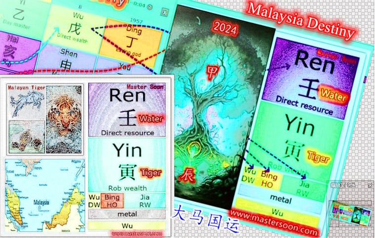 大马八字：2024年是人性&兽性并存的一年